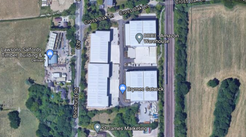 Gatwick Warehousing £2.6m per acre
